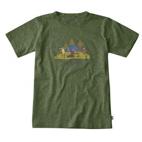 Camping Foxes Kids T-shirt