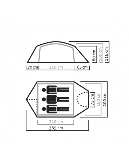 Αντίσκηνα Ορειβασίας Salewa Sierra Leone III Tent