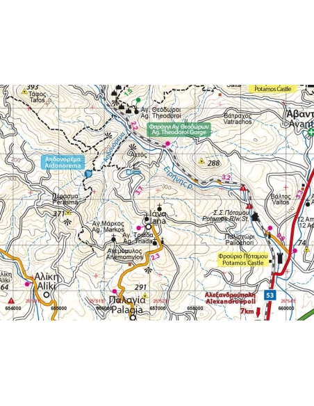 Maps Geopsis Evros - Samothraki