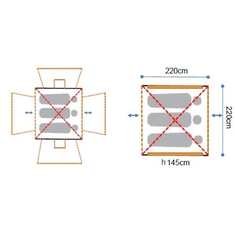 Αντίσκηνα / Σκηνές Σκηνή Panorama 3P