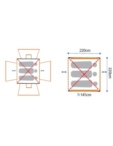 Αντίσκηνα / Σκηνές Σκηνή Panorama 3P