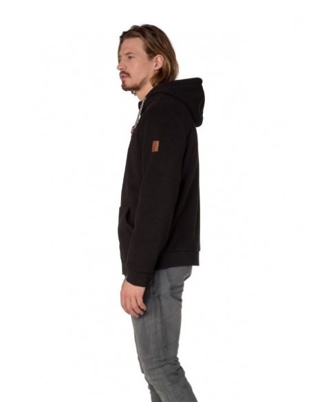 Fleece Protest Zip Up Hoodie
