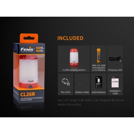 Lanterns Fenix CL26R Rechargeable Camping Lantern
