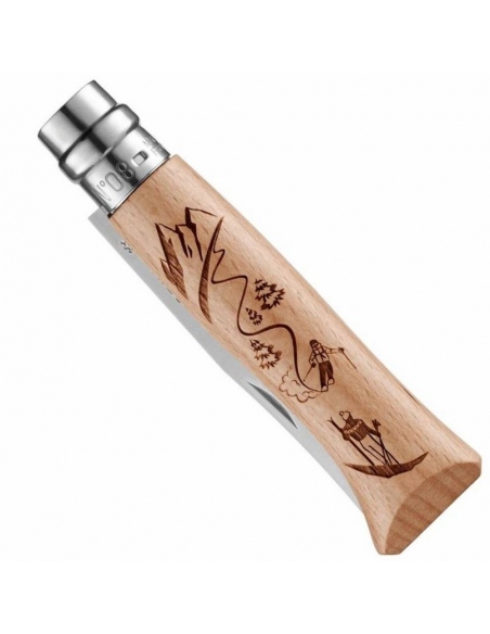 Σουγιάδες Opinel No 8 Inox Σκαλιστός Sport Ski