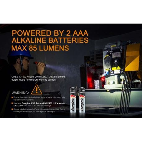 Φακοί Χειρός Αντιεκρηκτικός φακός Fenix WF05E