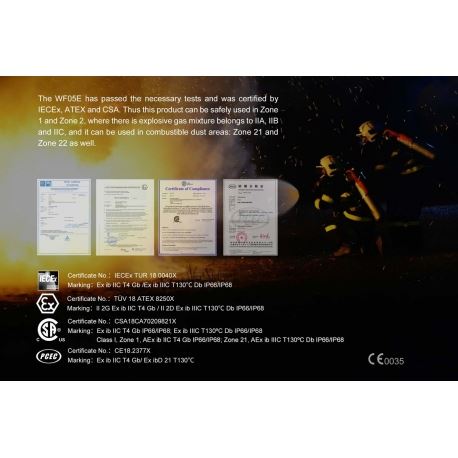 Flashlights Fenix WF05E Intrinsically Safe Flashlight