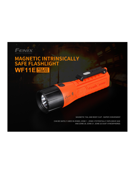 Φακοί Χειρός Αντιεκρηκτικός φακός Fenix WF11E