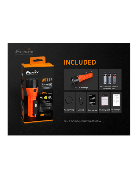 Flashlights Fenix WF11E Intrinsically Safe Flashlight