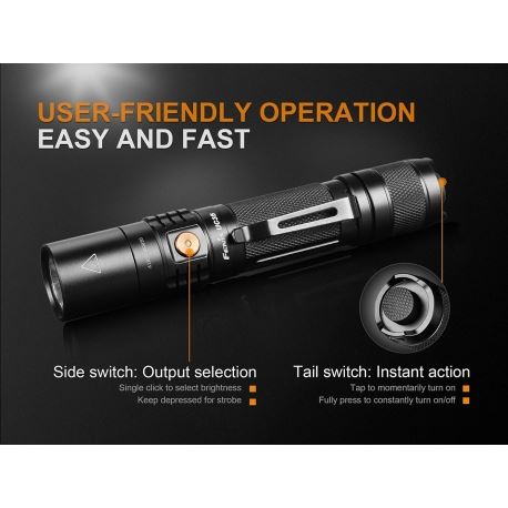 Flashlights Fenix UC35 v2.0 Rechargeable 1000 Lumens