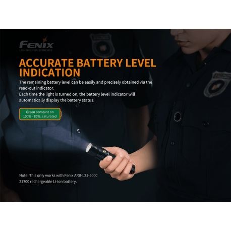 Flashlights Fenix PD36R Rechargeable 1600 Lumens