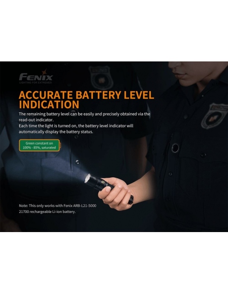 Flashlights Fenix PD36R Rechargeable 1600 Lumens