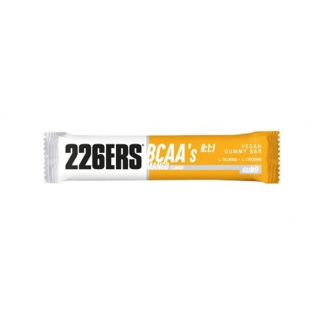 Διατροφή Vegan Gummy Bar - BCAA-Mango 30g