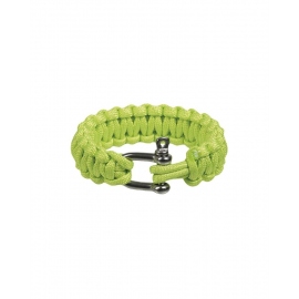 Survival Bracelets Green 22mm Paracord Bracelet - Metal Closure