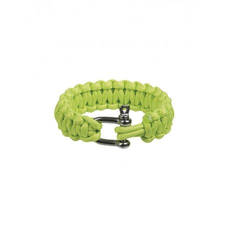 Βραχιόλια Επιβίωσης Πράσινο 22mm Paracord Bracelet - Metal Closure
