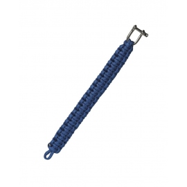 Βραχιόλια Επιβίωσης Μπλε 15mm Paracord Bracelet - Metal Closure 2