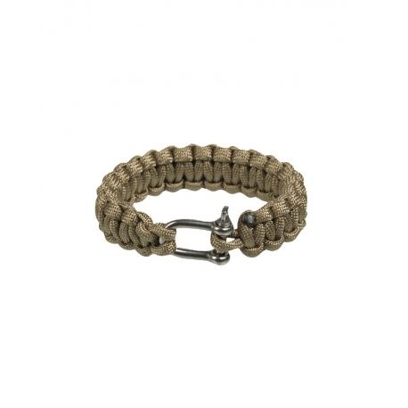 Coyote 15mm Paracord Bracelet - Metal Closure