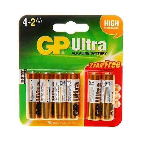Μπαταρίες AA GP Ultra Alkaline Battery