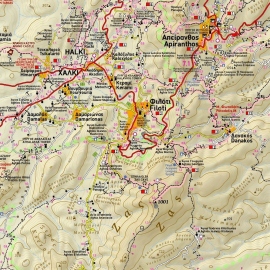 Χάρτες Πεζοπορικός Χάρτης Νάξος 2