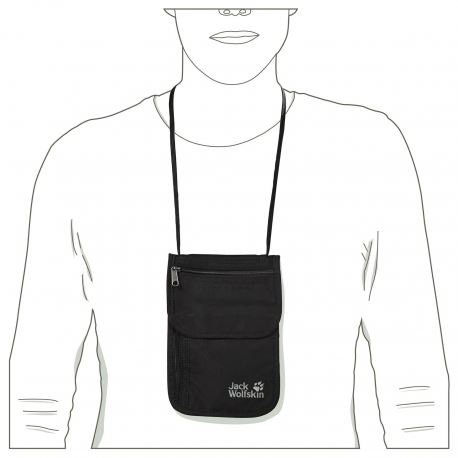 Jack Wolfskin Organizer Neck Pouch Petridis Stores