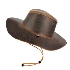 Hats Leather Cowboy Hat