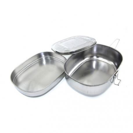 Cook Sets - Food Jars Double-Deck Stainless Steel Mess Kit