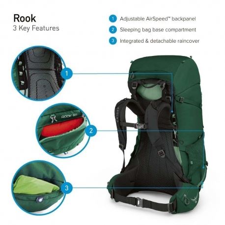 Hiking Backpacks Osprey Rook 65 Backpack