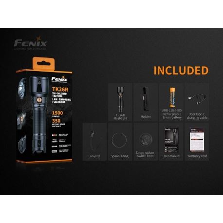 Flashlights Fenix TK26R Flashlight 1500 Lumens
