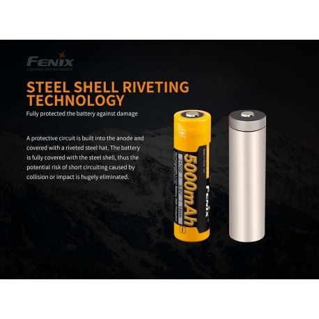 Μπαταρίες Fenix 21700 Battery 5000mAh