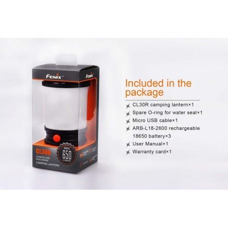 Lanterns Fenix CL30R Rechargeable Camping Lantern
