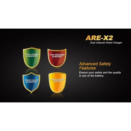 Φορτιστές Fenix ARE-X2 Dual Battery Charger