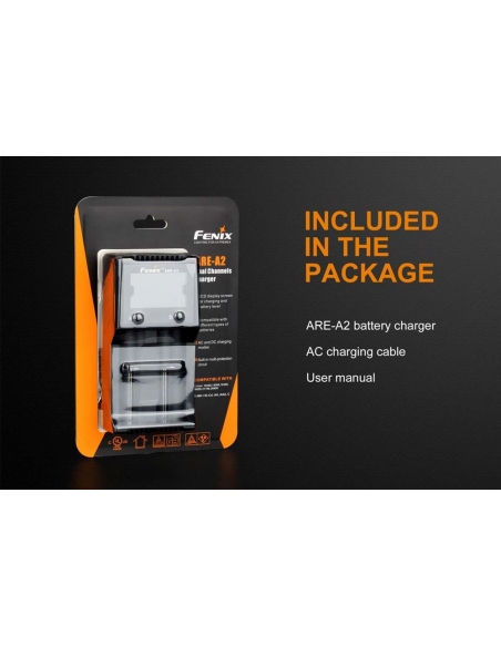 Φορτιστές Fenix ARE-A2 Dual Battery Charger