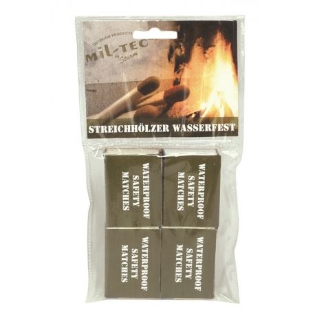 Waterproof Matches 4 Pack