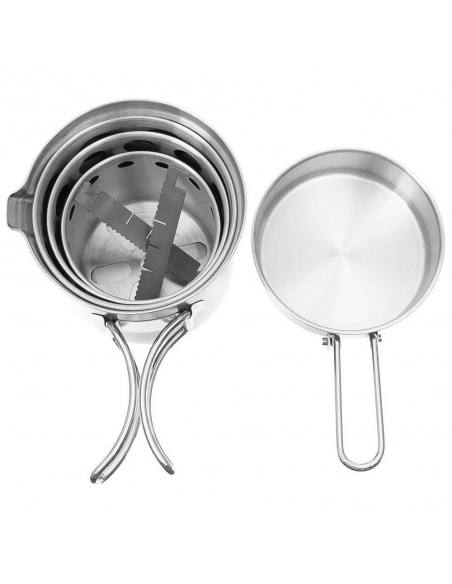 Cook Sets - Food Jars Stainless Steel Travel Cook Set