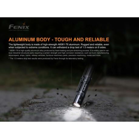 Flashlights Fenix E12 V2.0 Flashlight 160 Lumens