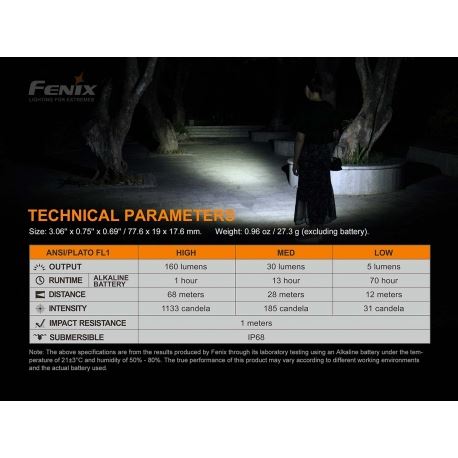 Flashlights Fenix E12 V2.0 Flashlight 160 Lumens