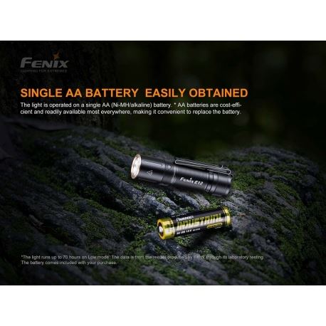 Flashlights Fenix E12 V2.0 Flashlight 160 Lumens