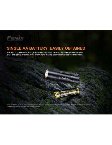 Flashlights Fenix E12 V2.0 Flashlight 160 Lumens