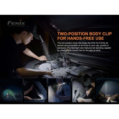 Flashlights Fenix E12 V2.0 Flashlight 160 Lumens