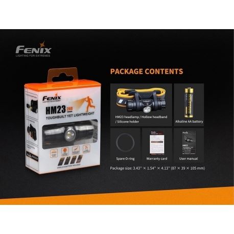 Headlamps Fenix HM23 Headlamp 240 Lumens