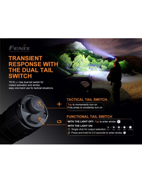 Flashlights Fenix TK16 V2.0 Flashlight 3100 Lumens