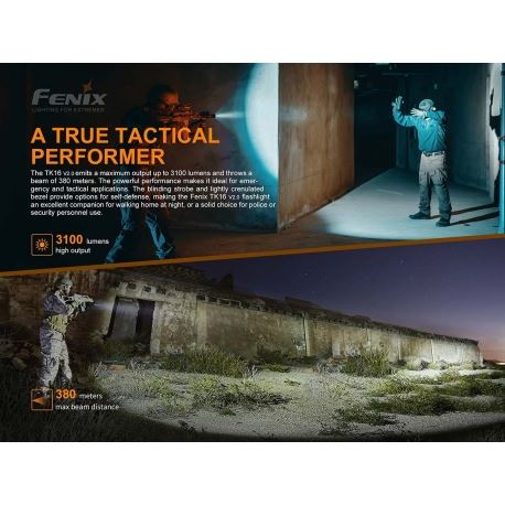 Flashlights Fenix TK16 V2.0 Flashlight 3100 Lumens