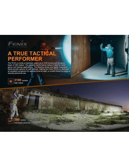 Flashlights Fenix TK16 V2.0 Flashlight 3100 Lumens