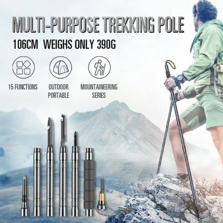 Multipurpose trekking pole 2025