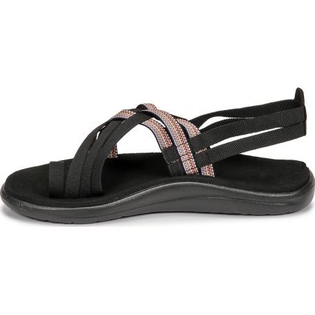 Sandals Teva Women's Voya Strappy Antiguous Black