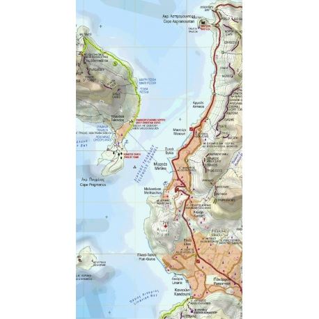 Maps Kalymnos Hiking Map