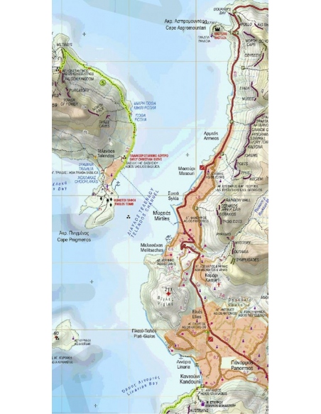 Maps Kalymnos Hiking Map