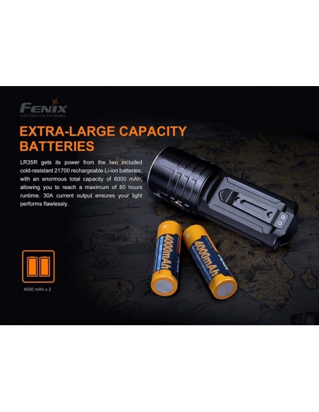 Flashlights Fenix LR35R Flashlight 10000 Lumens