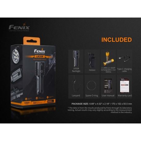 Flashlights Fenix LR35R Flashlight 10000 Lumens