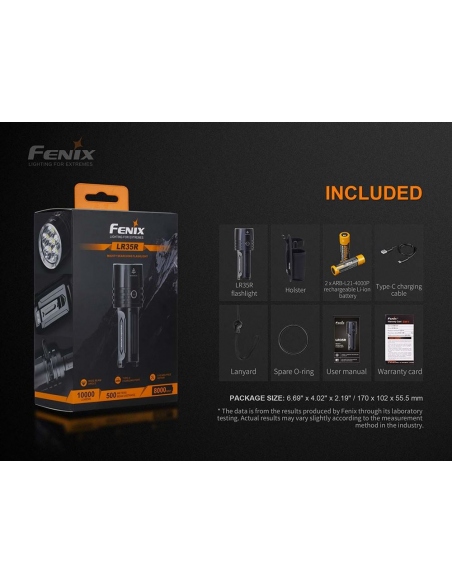 Flashlights Fenix LR35R Flashlight 10000 Lumens