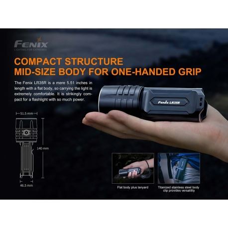 Flashlights Fenix LR35R Flashlight 10000 Lumens